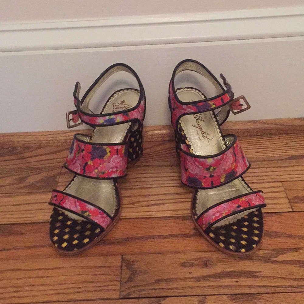 Miss Albright floral heels